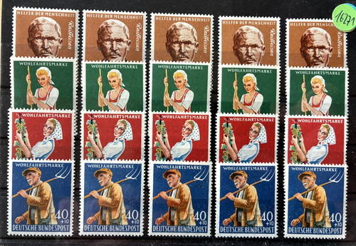 Bund wohlfahrt 1958 postfrisch - bund,