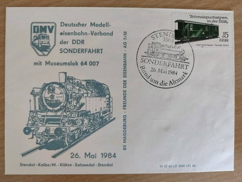 Ddr sonderbeleg 1984 - sonderbeleg,