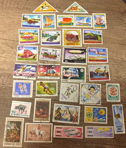 Mongolei briefmarken lot - mongolei,