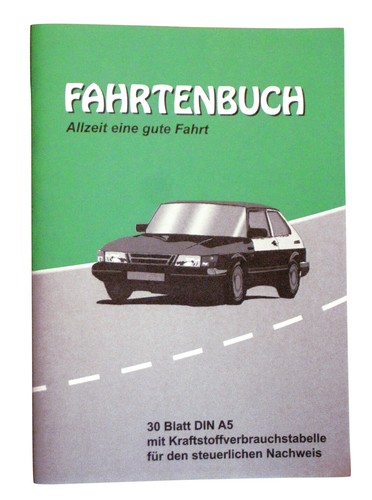 Fahrtenbuch din fahrtenheft - din, a5