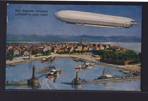 Ansichtskarte zeppelin - ansichtskarte,