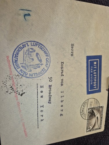 Zeppelin post amerika - post,