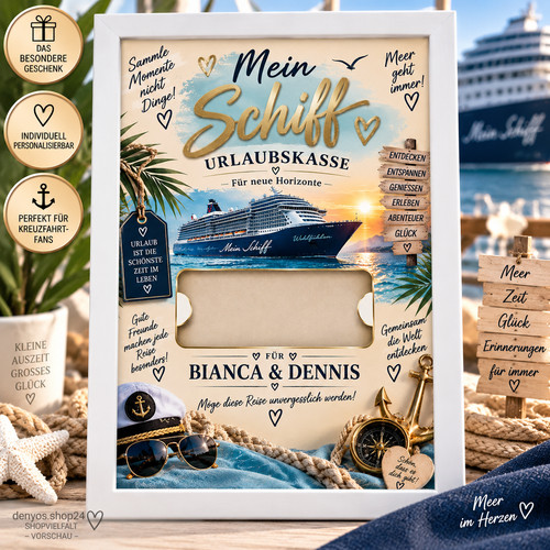 Mein schiff geldgeschenk - schiff,