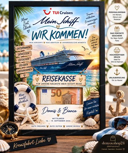 Mein schiff geldgeschenk - schiff,