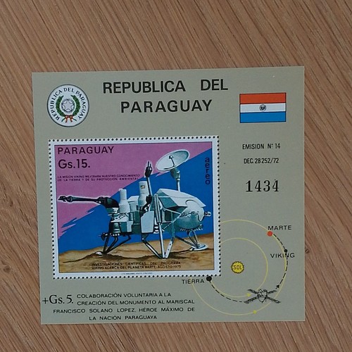 Paraguay briefmarke raumfahrt - paraguay,