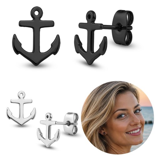 Ohrstecker anker edelstahl - ohrstecker,