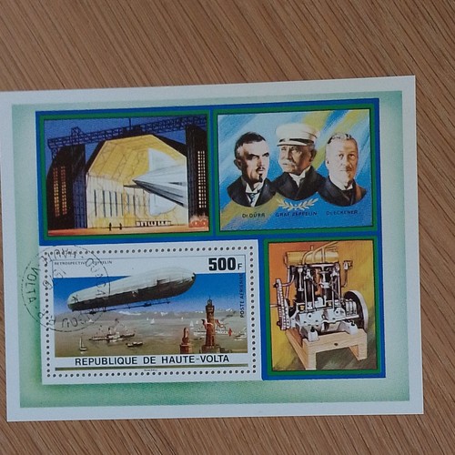 Haute volta briefmarkenblock - haute-volta,